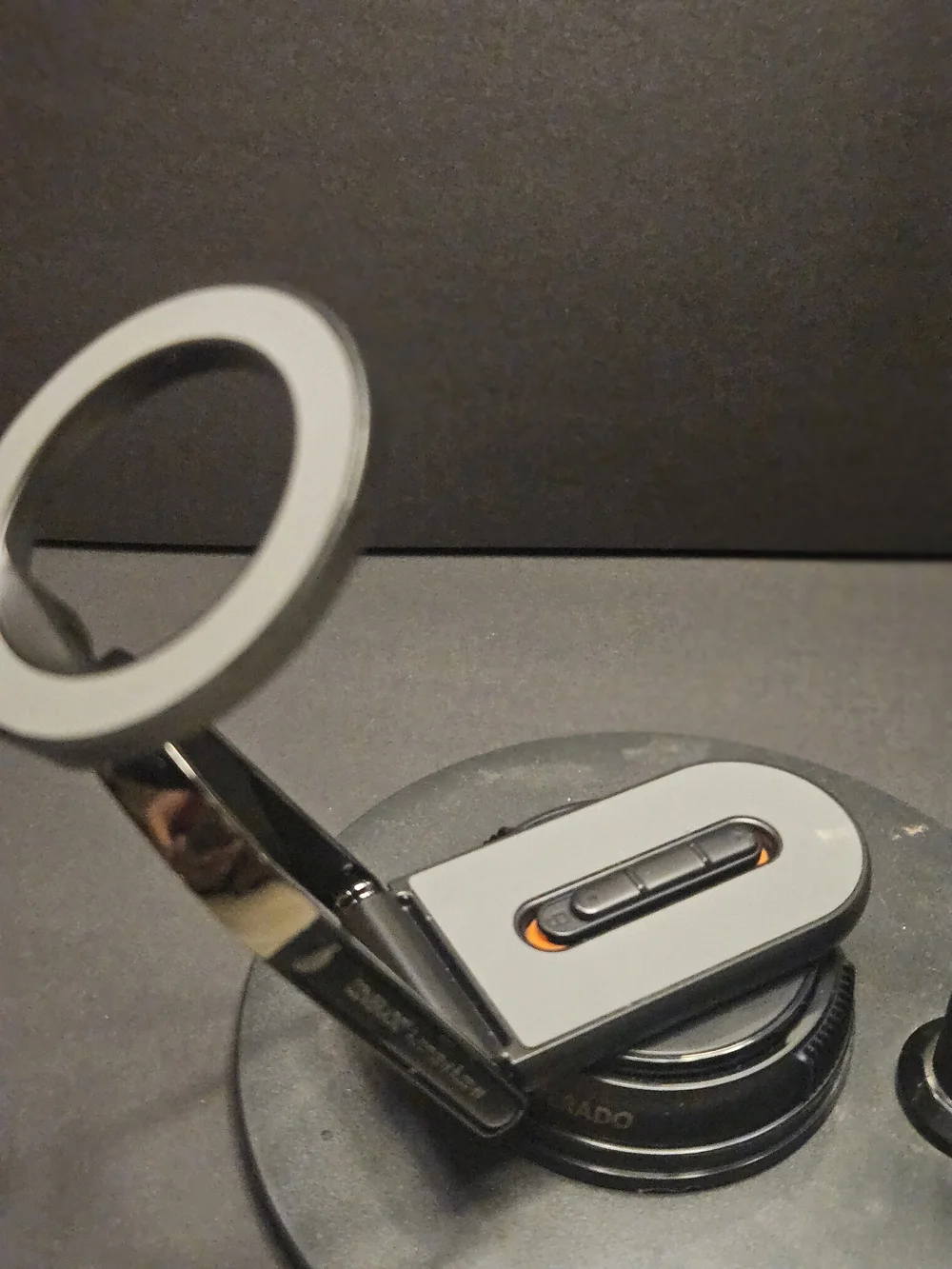 Black Phone Holster Clip - Secure Belt Carry